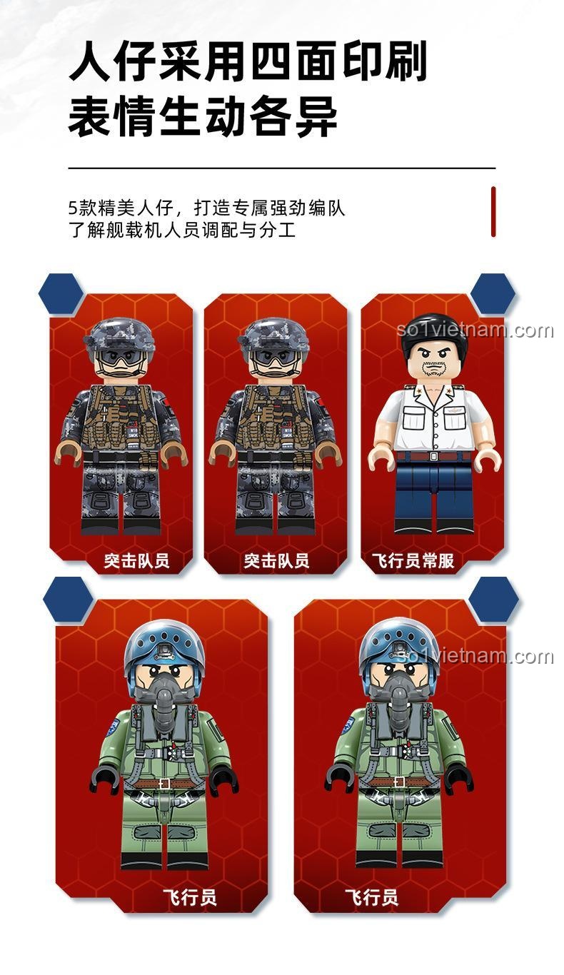 SEMBO 202192 Máy bay chiến đấu đa năng thế hệ mới, bộ đồ chơi máy bay chiến đấu, đồ chơi xây dựng máy bay quân sự, đồ chơi lắp ghép máy bay chiến đấu thế hệ mới với minifigure phi hành gia chi tiết