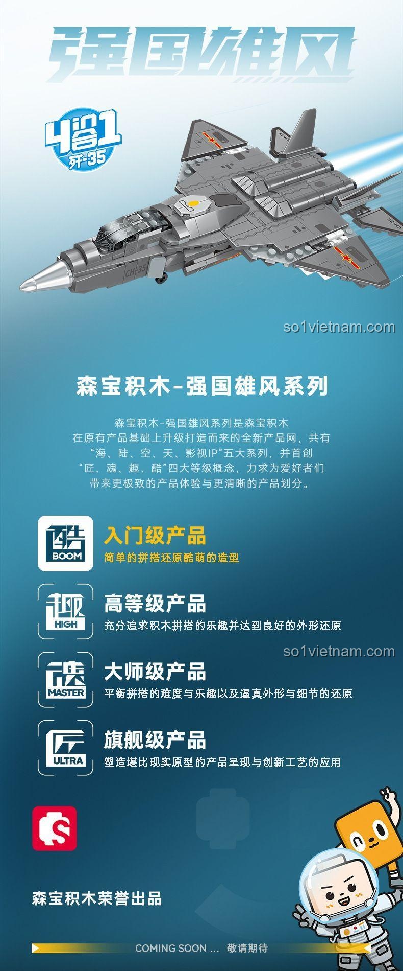 SEMBO 202195 Chiến đấu cơ tàng hình J-35 thông tin chi tiết