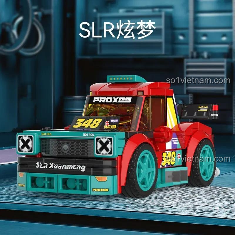 SEMBO 714326 Xe Đua Lắp Ráp Chi Tiết Mạ Vàng, Bộ Đồ Chơi Sáng Tạo Cho Bé Trai 6 Tuổi