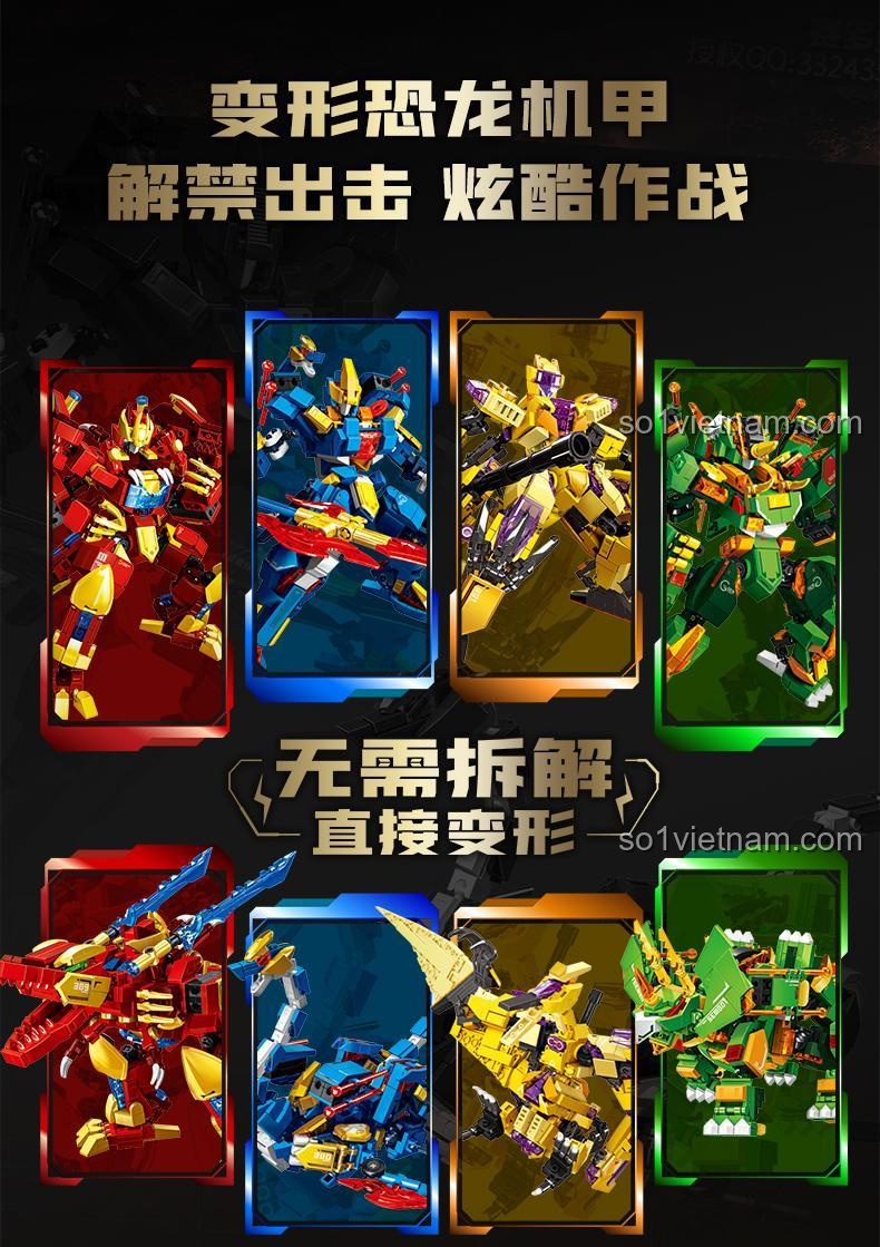 SEMBO 103391 Mô hình robot với vũ khí