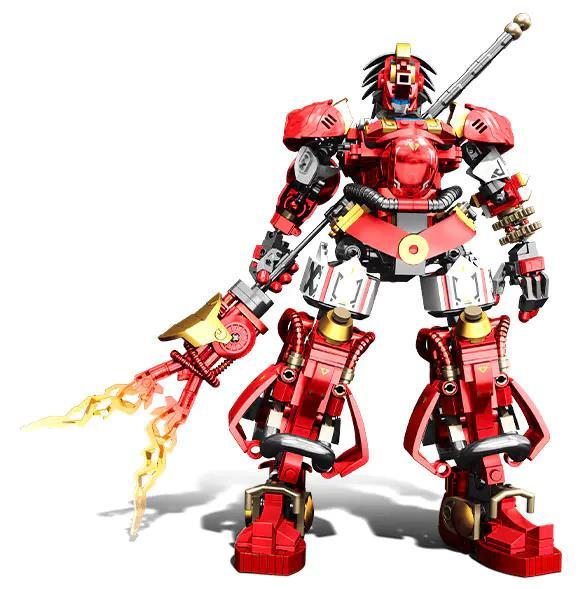 bộ lắp ghép Người máy Trương Phi SEMBO 103397, đồ chơi mô hình Ngũ Hổ Tướng Trương Phi, Robot Trương Phi, cho con trai 6 tuổi, giá tốt