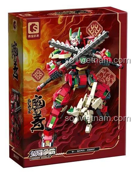 Hộp đồ chơi mô hình Mecha Ma Lễ Thọ SEMBO, quà tặng sinh nhật ý nghĩa cho con trai.