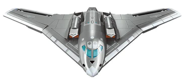 Bộ lắp ghép Máy bay ném bom chiến lược H-20 SEMBO 202272, mô hình máy bay quân sự H-20 tàng hình đỉnh cao cho bé trai 6 tuổi, giá tốt.