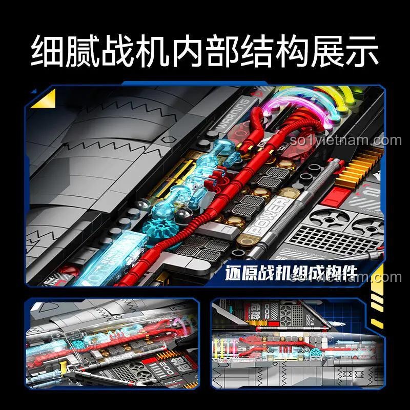 Cấu trúc bên trong máy bay chiến đấu tinh xảo của Chiến đấu cơ J-35 2274, mô hình J-35 SEMBO, chi tiết cao, cho bé trai 6 tuổi