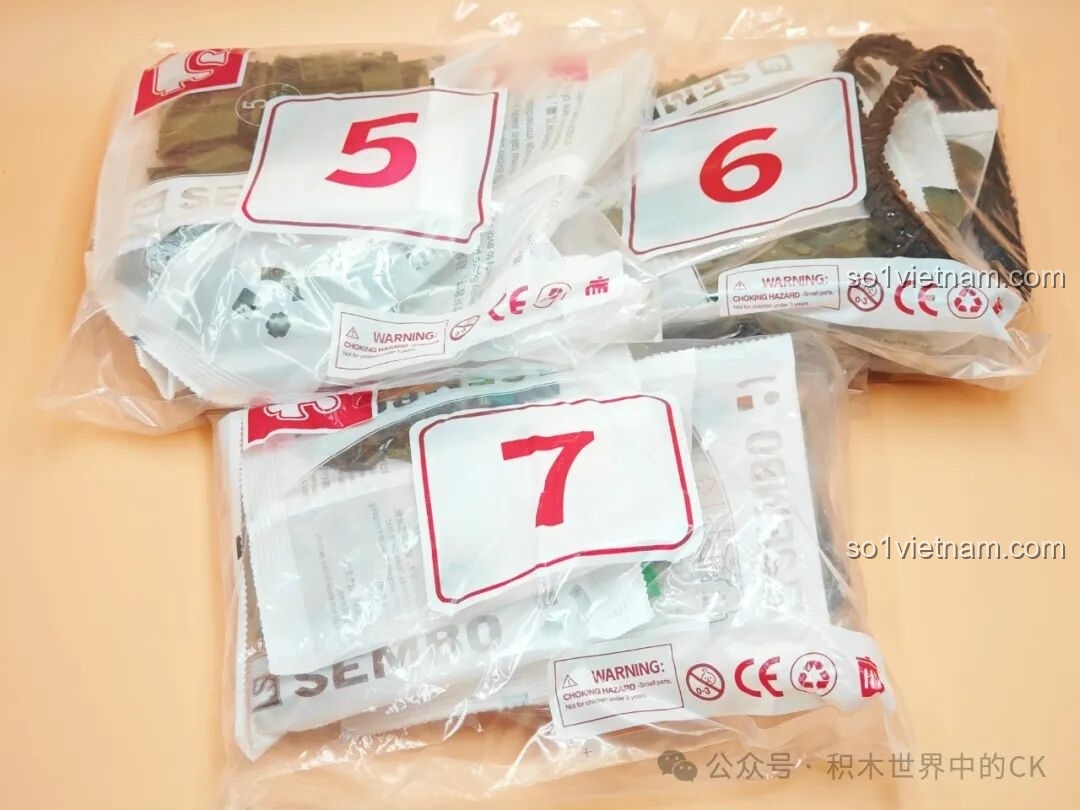 Các túi chi tiết cho giai đoạn 5 và 6 của bộ SEMBO 203164