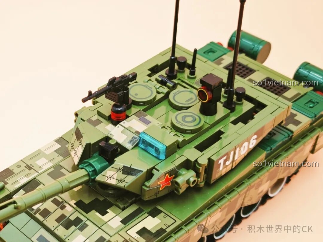 Cận cảnh tháp pháo xe tăng ZTQ-15