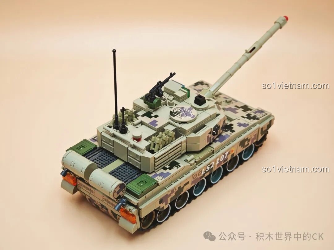 Chi tiết tháp pháo xe tăng ZTQ-15