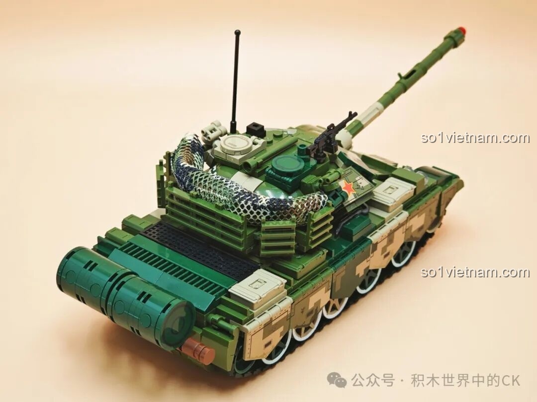 Cận cảnh tháp pháo xe tăng ZTZ-59D