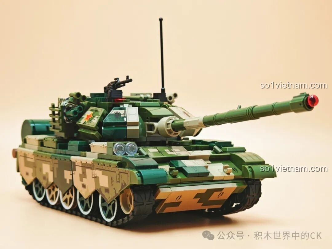 Xe tăng ZTZ-59D với các phụ kiện đi kèm