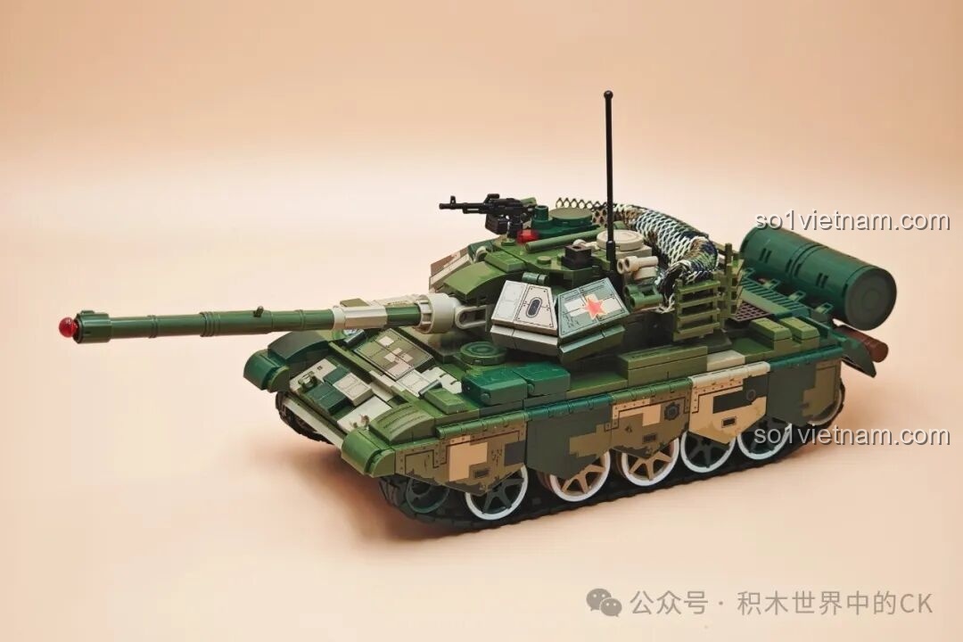 Chi tiết tháp pháo và pháo chính của xe tăng ZTZ-99A