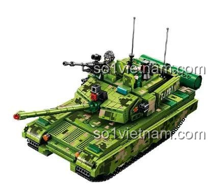 Mô Hình Xe Tăng 99A 203173 SEMBO, đồ chơi lắp ráp Xe Tăng Quân Sự 99A, phát triển tư duy cho bé trai 6 tuổi