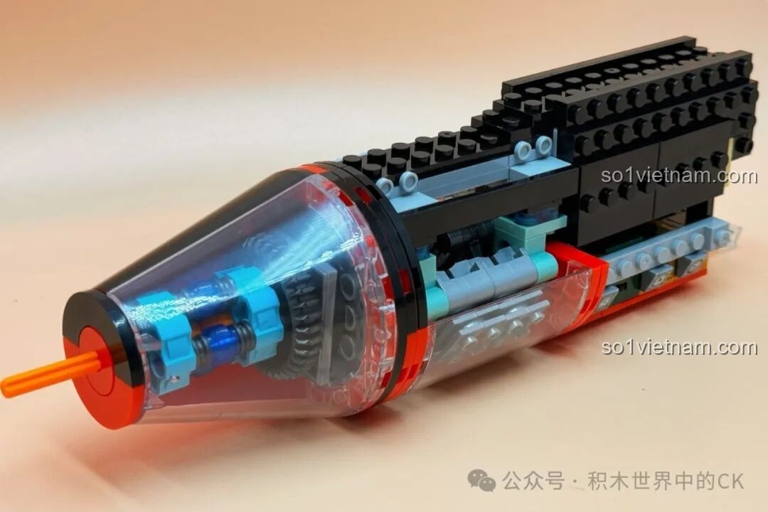 Lắp ráp phần mũi tàu ngầm SEMBO 208043