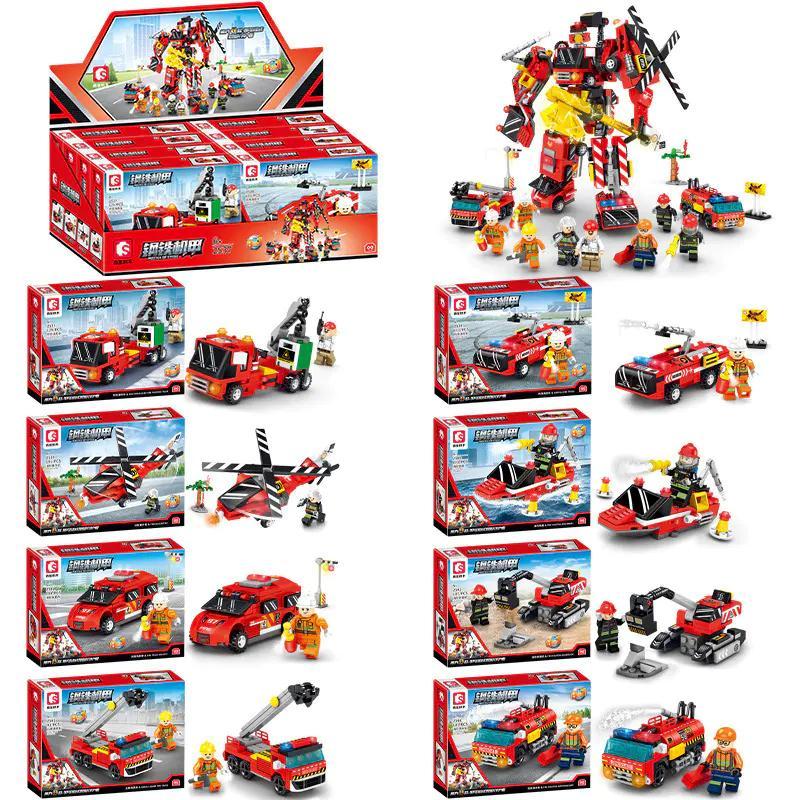 Hộp sản phẩm SEMBO 2537 Mecha Of Steel: Liệt Diễm Thủ Hộ Giả