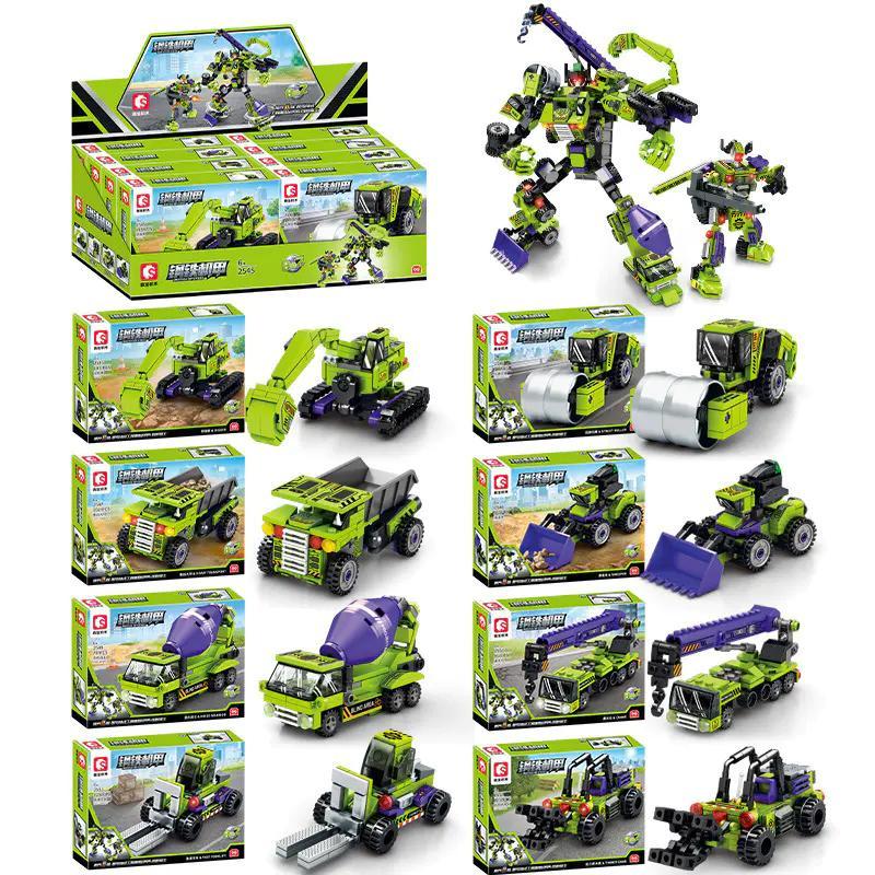 SEMBO 2545 Mecha Of Steel - Bộ Lắp Ghép Robot Kỹ Thuật (852 Mảnh) - Hộp sản phẩm