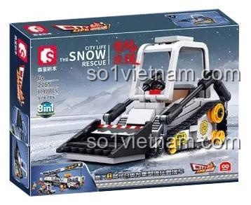 Chi tiết 8 mẫu xe và mẫu kết hợp của bộ lắp ghép Xe Cứu Hộ Thủy Lực Hạng Nặng Sembo 2752-2759.