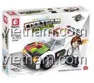 Hộp sản phẩm SEMBO 2850 Xe đua Cool Team