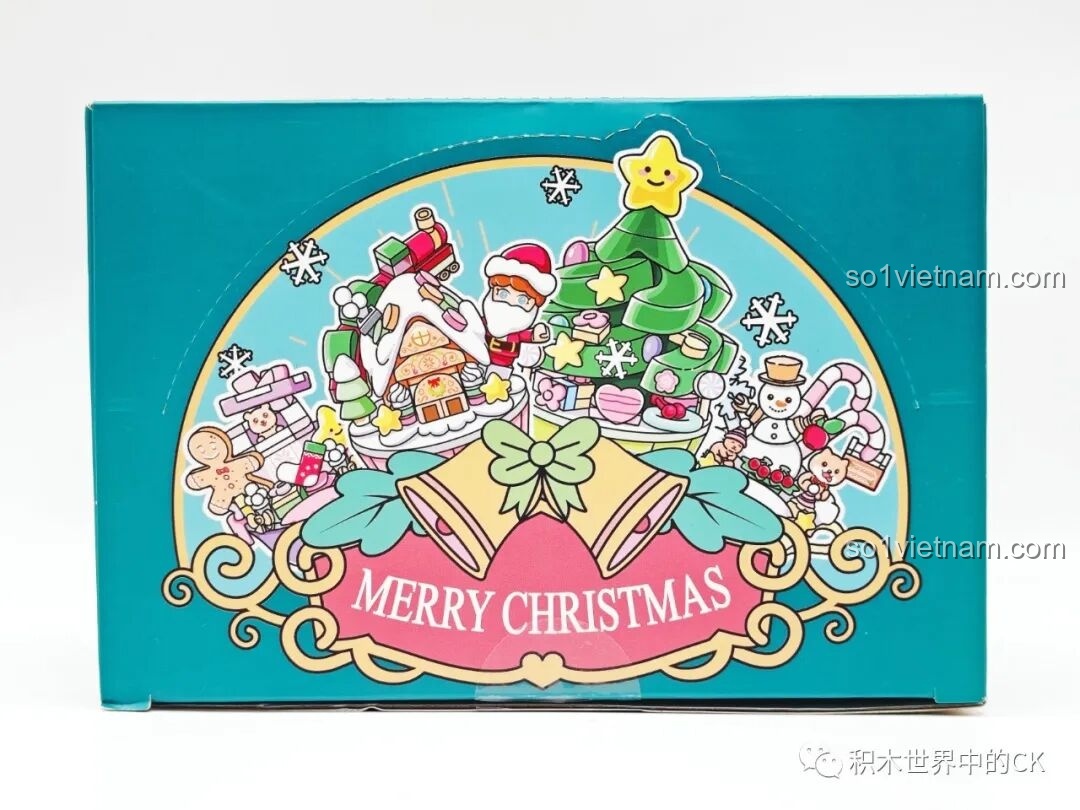 Hình minh họa các chi tiết Giáng sinh trên hộp SEMBO 605032