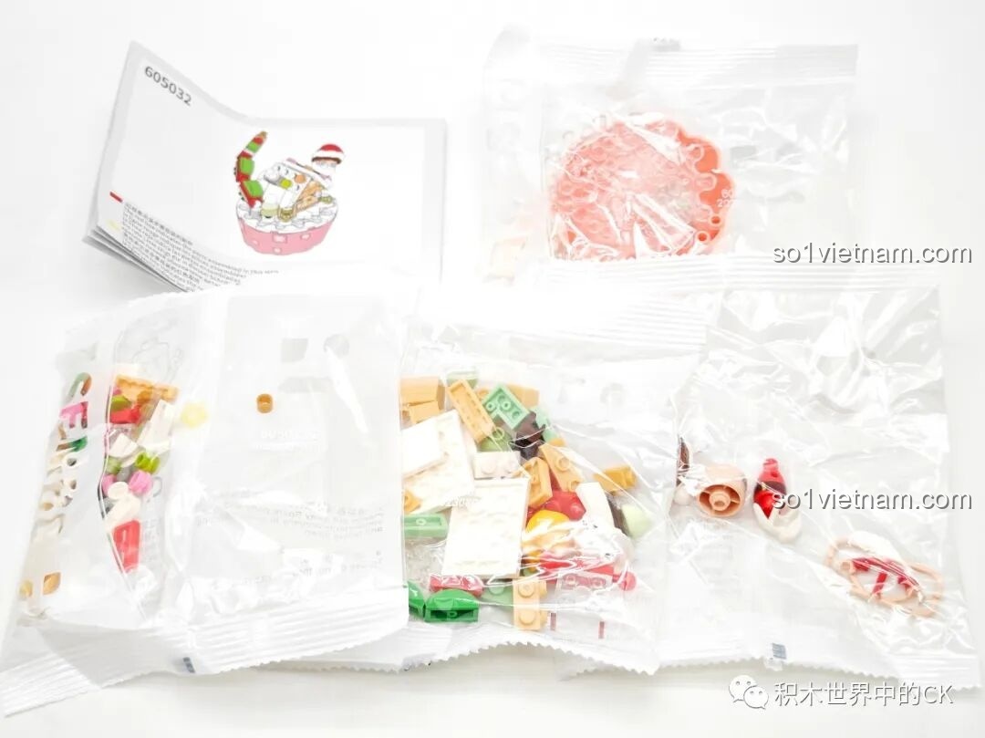 Mô hình Nhà bánh gừng Giáng sinh SEMBO 605032 đã lắp xong