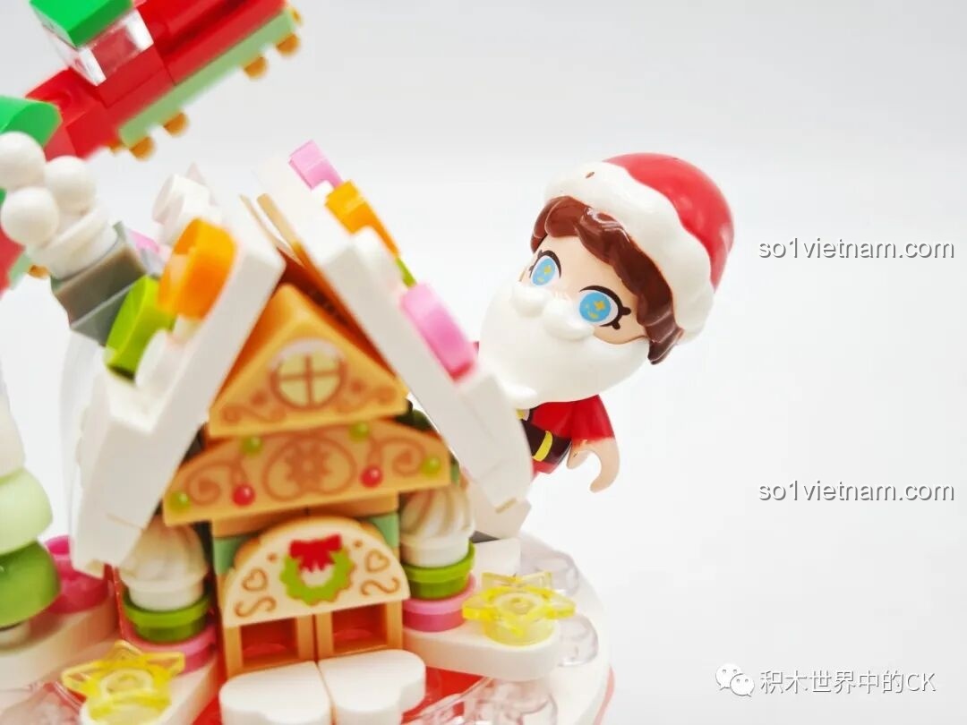 Mô hình Hộp quà Giáng sinh SEMBO 605033 đã lắp xong