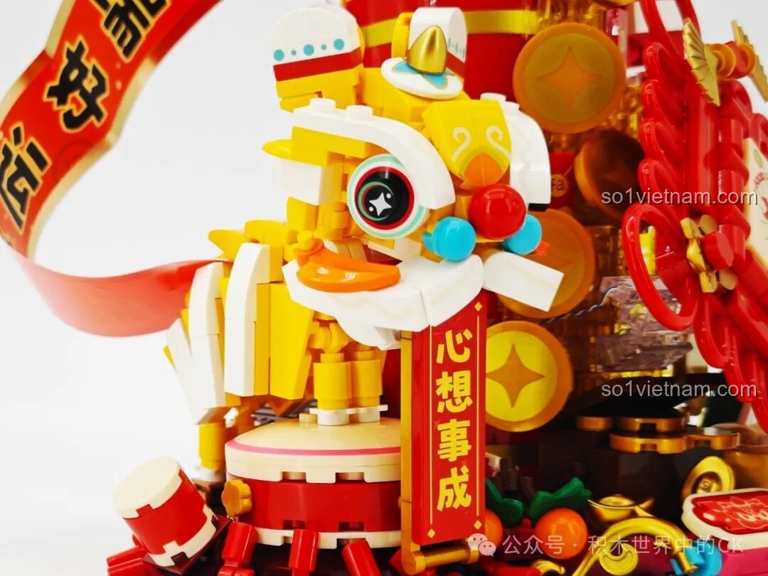 Cận cảnh dây kết và câu đối trong mô hình SEMBO 605043