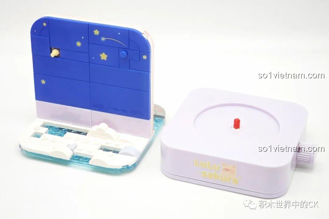 Quá trình lắp ráp mô hình Heo LuLu Sembo 608077, rèn luyện sự kiên nhẫn cho trẻ.