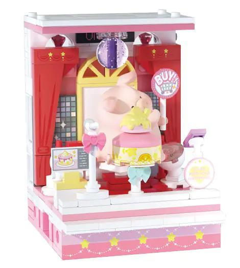 Bộ đồ chơi Phòng Livestream Ngôi Sao Lulu Heo Lon SEMBO, hộp sản phẩm với thiết kế dễ thương, màu hồng chủ đạo, phù hợp bé gái 6 tuổi, giá tốt.