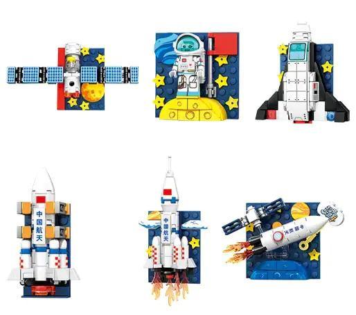 Bộ lắp ghép Mô hình Hàng không Vũ trụ SEMBO 610043 nam châm tủ lạnh, đồ chơi không gian sáng tạo cho bé trai 6 tuổi giá tốt.
