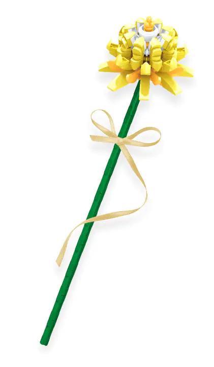 Bộ lắp ghép SEMBO 611011 Hoa Ba Lá Trắng lắp ráp, đồ chơi mô hình hoa trang trí đẹp mắt cho bé gái 6 tuổi, giá tốt