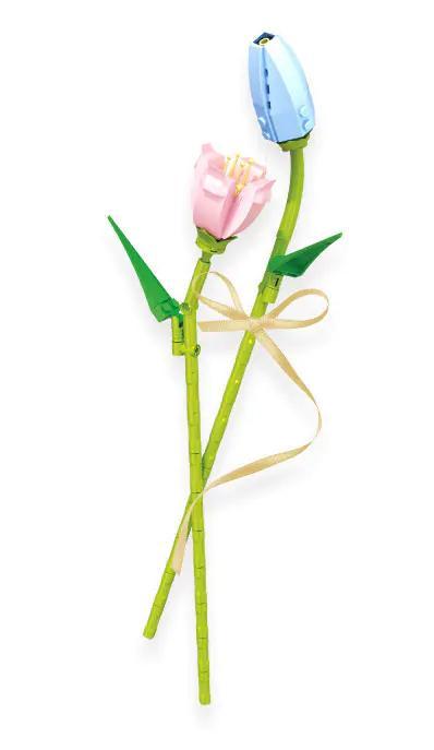 Bộ lắp ghép Hoa Tulip SEMBO 611018, đồ chơi mô hình Vẻ Đẹp Tinh Tế cho bé gái 6 tuổi, quà tặng ý nghĩa giá tốt