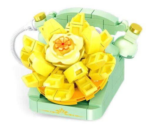 Bộ lắp ghép Điện thoại cổ điển sen đá SEMBO 611069, đồ chơi lắp ghép cho bé gái 6 tuổi, thiết kế độc đáo, giá tốt