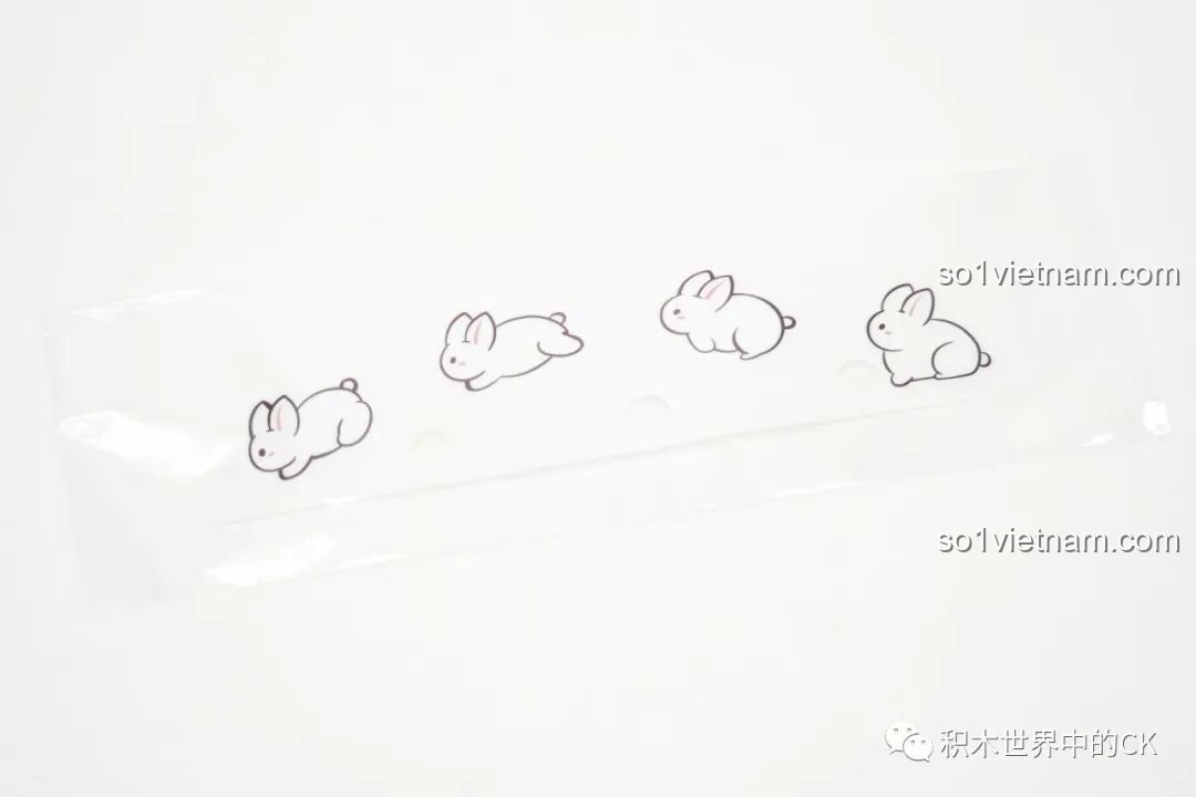 Sticker hình chú thỏ được dán vào mô hình SEMBO 611087