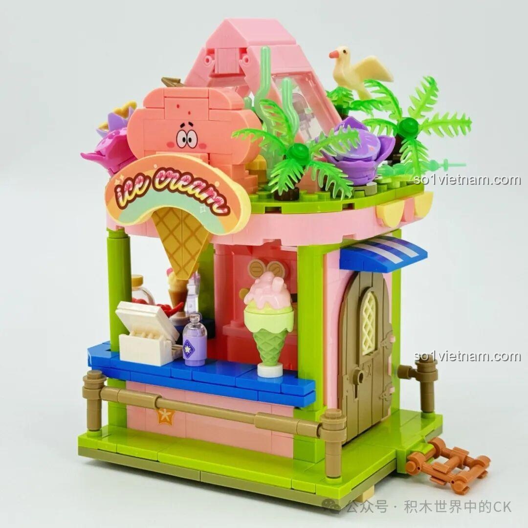 Hộp sản phẩm Cửa hàng kem Ice Cream House và Cửa hàng lướt sóng Bikini Bottom