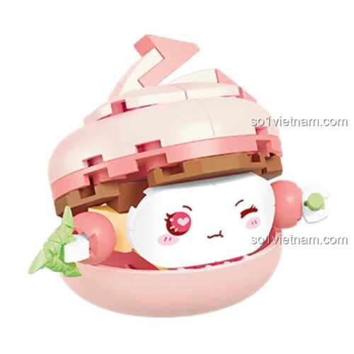 Bộ lắp ghép SEMBO 615051 Macaron Sát Thủ Ka đáng yêu, đồ chơi lắp ghép Nhân vật Macaron giá tốt cho bé gái 6 tuổi