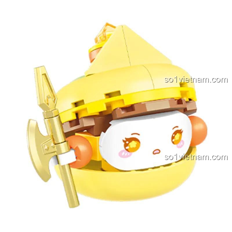 Đồ chơi lắp ráp Nhân vật Macaron SEMBO 615052 Vệ Binh, mảnh ghép chi tiết, phát triển sáng tạo cho bé gái