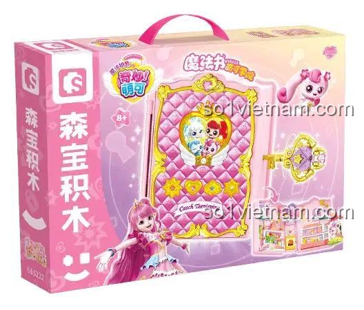 SEMBO 616222 Kỳ Diệu Mông Khả Học viện Phép thuật Cuốn sách Phép thuật hộp sản phẩm