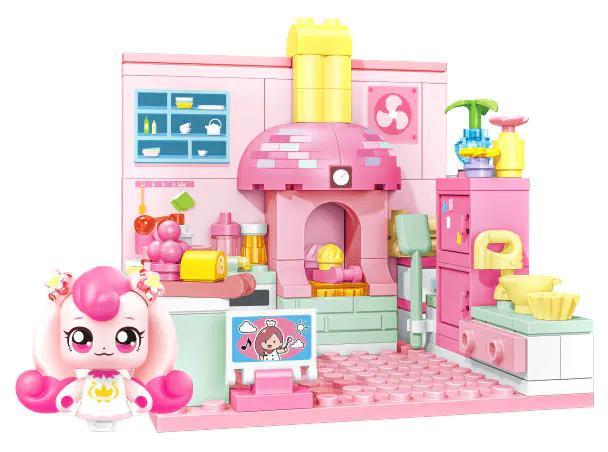 Bộ đồ chơi SEMBO 616225 Bếp Bánh Của Lạc Mĩ, mô hình bếp bánh hồng dễ thương cho bé gái 6 tuổi, giá tốt.