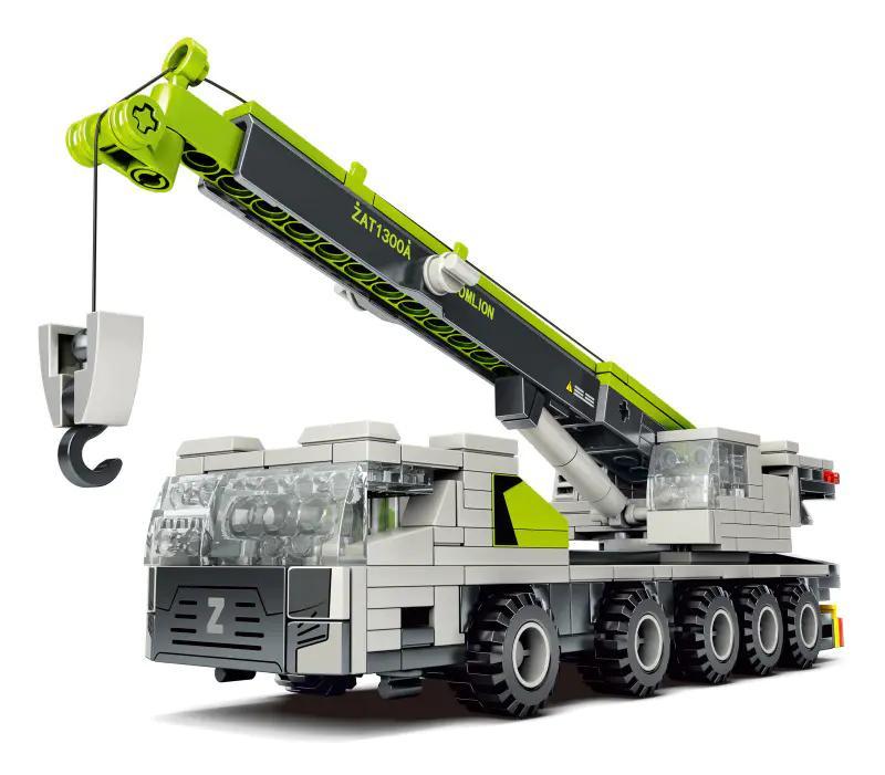 Bộ lắp ghép Xe Cẩu Địa Hình Zoomlion Sembo 705108 cho bé trai 6 tuổi, đồ chơi mô hình công trình giá rẻ.