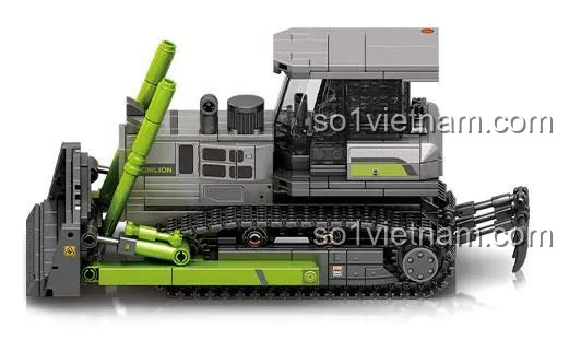 SEMBO 705115 Xe Lu Bánh Xích Zoomlion - Chi tiết lắp ráp, đồ chơi giáo dục STEM cho bé trai 6 tuổi, giá rẻ