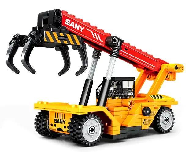 bộ lắp ghép Xe Cẩu Gắp Gỗ Tròn, đồ chơi mô hình SEMBO chất lượng cao cho bé trai 6 tuổi giá tốt