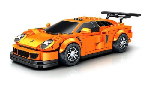 Bộ lắp ghép Xe Porsche 911 SEMBO 714000 màu cam, đồ chơi lắp ráp siêu xe thể thao cho bé trai 6 tuổi, giá tốt.