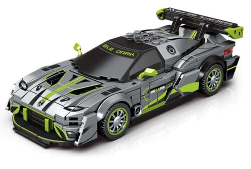 SEMBO 714016 Siêu Xe BK.8 Dark bộ đồ chơi xe đua tốc độ cao cho bé trai 6 tuổi, thiết kế khí động học, 289 mảnh ghép
