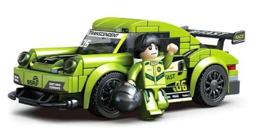 SEMBO 714334 Xe Đua Porsche Tốc Độ Mô hình xe đua Porsche chi tiết cao cho bé trai 6 tuổi
