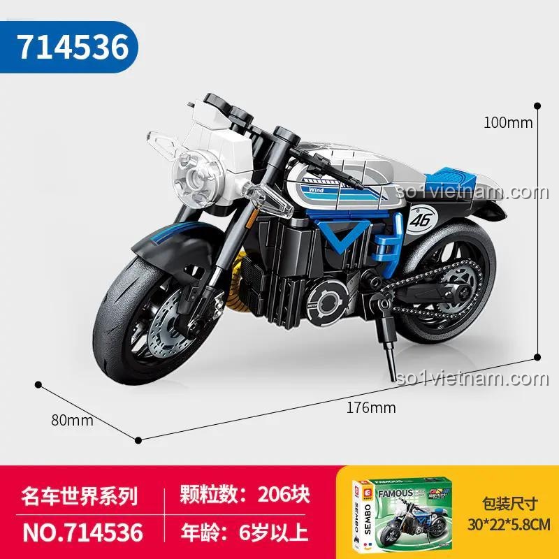 bộ đồ chơi 714536, Xe mô tô Ducati Freedom 800 Sembo, mô hình xe máy Ducati Freedom 800, đồ chơi lắp ráp xe Ducati Freedom 800, mô hình xe Ducati Freedom 800 giá tốt, cho bé trai 6 tuổi, chất lượng cao