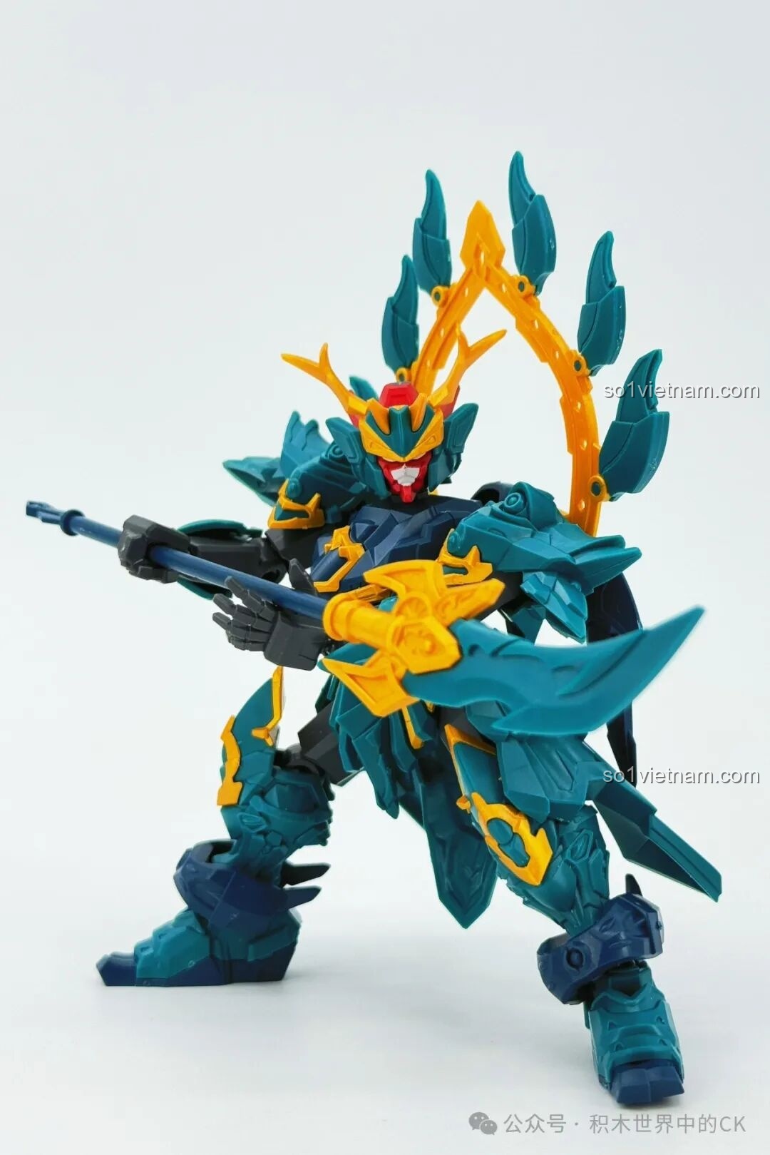 Mô hình Sembo 900004 Trọc Ảnh Chiến Kỷ Nguyên Linh hoàn chỉnh, nhìn mặt sau