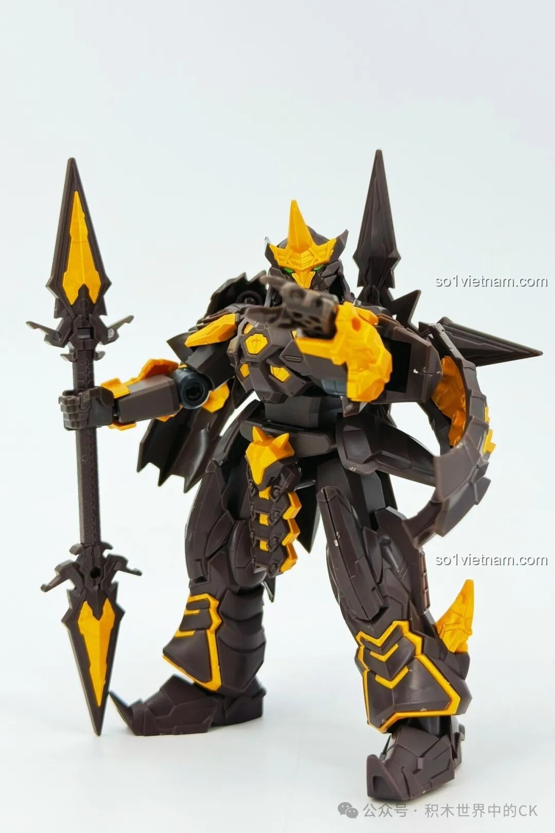 Mô hình Sembo 900005 Triển Minh Chiến Kỷ Nguyên Linh hoàn chỉnh, mặt bên góc chéo