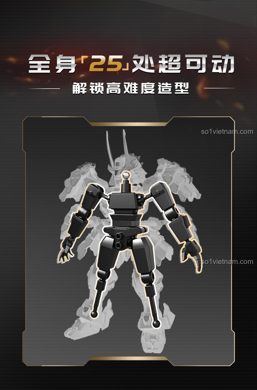 Robot Date Masamune 00018, mô hình lắp ghép chi tiết, tư thế chiến đấu mạnh mẽ, chất lượng cao, giá tốt.