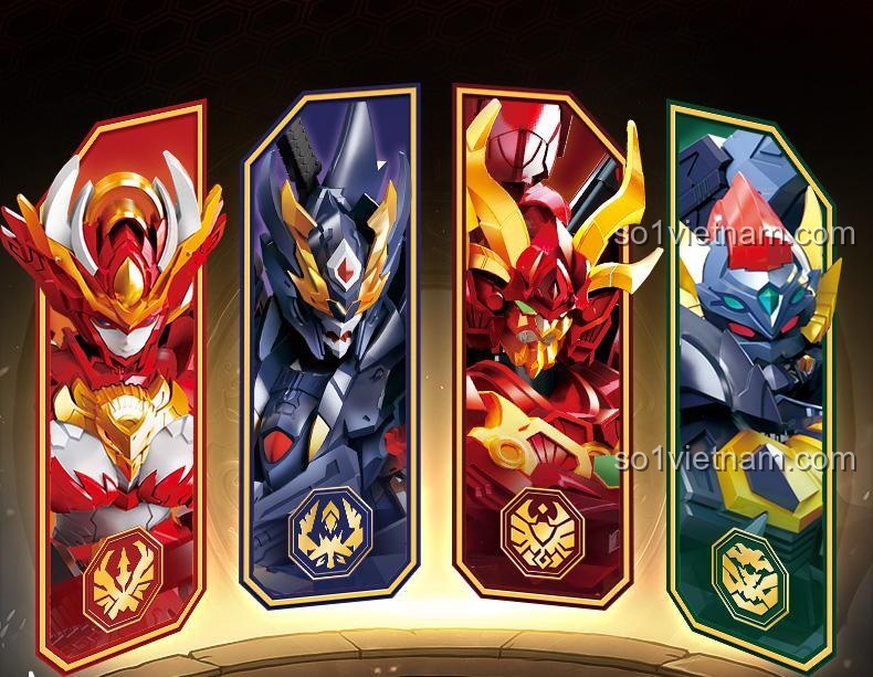 SEMBO 900030 - Chân dung các robot Nguyên Linh Chiến Kỷ