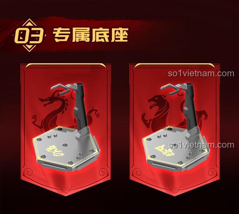 Bộ đồ chơi Mecha Rồng Xanh Hổ Trắng SEMBO 900038 với vũ khí vàng kim, đồ chơi lắp ghép chất lượng tốt cho con trai 14 tuổi.