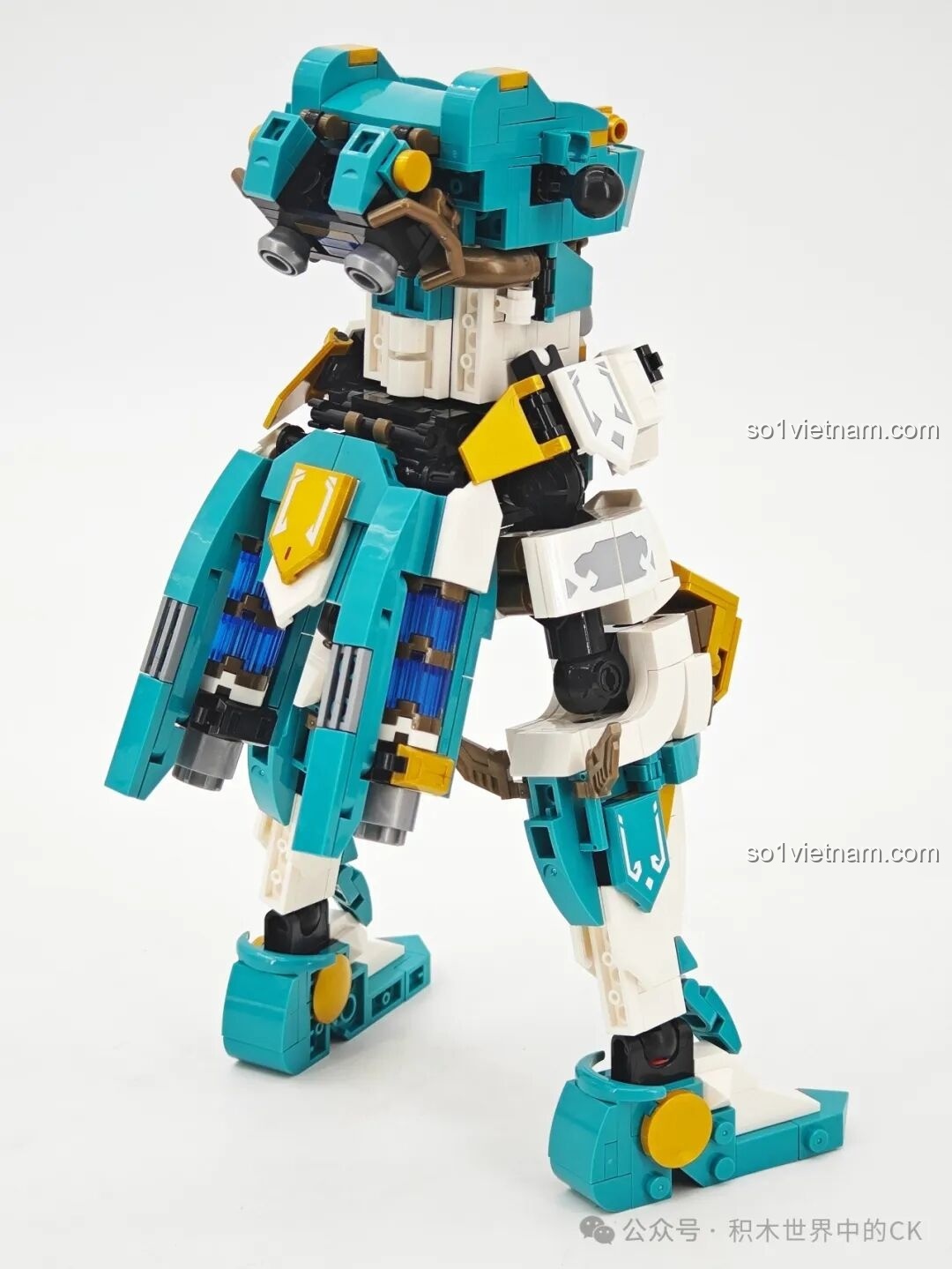 Minifigure Mã Siêu của Sembo Block 103395, thiết kế độc đáo, chi tiết rõ nét.