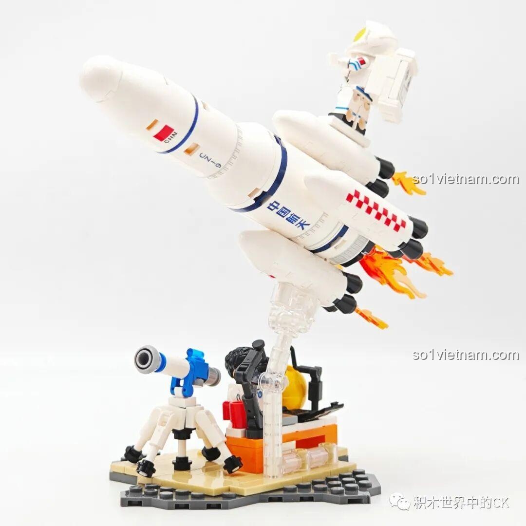 Góc nhìn khác của bộ sưu tập tên lửa SEMBO Đội Tên Lửa Siêu Dễ Thương, nổi bật sự đa dạng trong thiết kế.